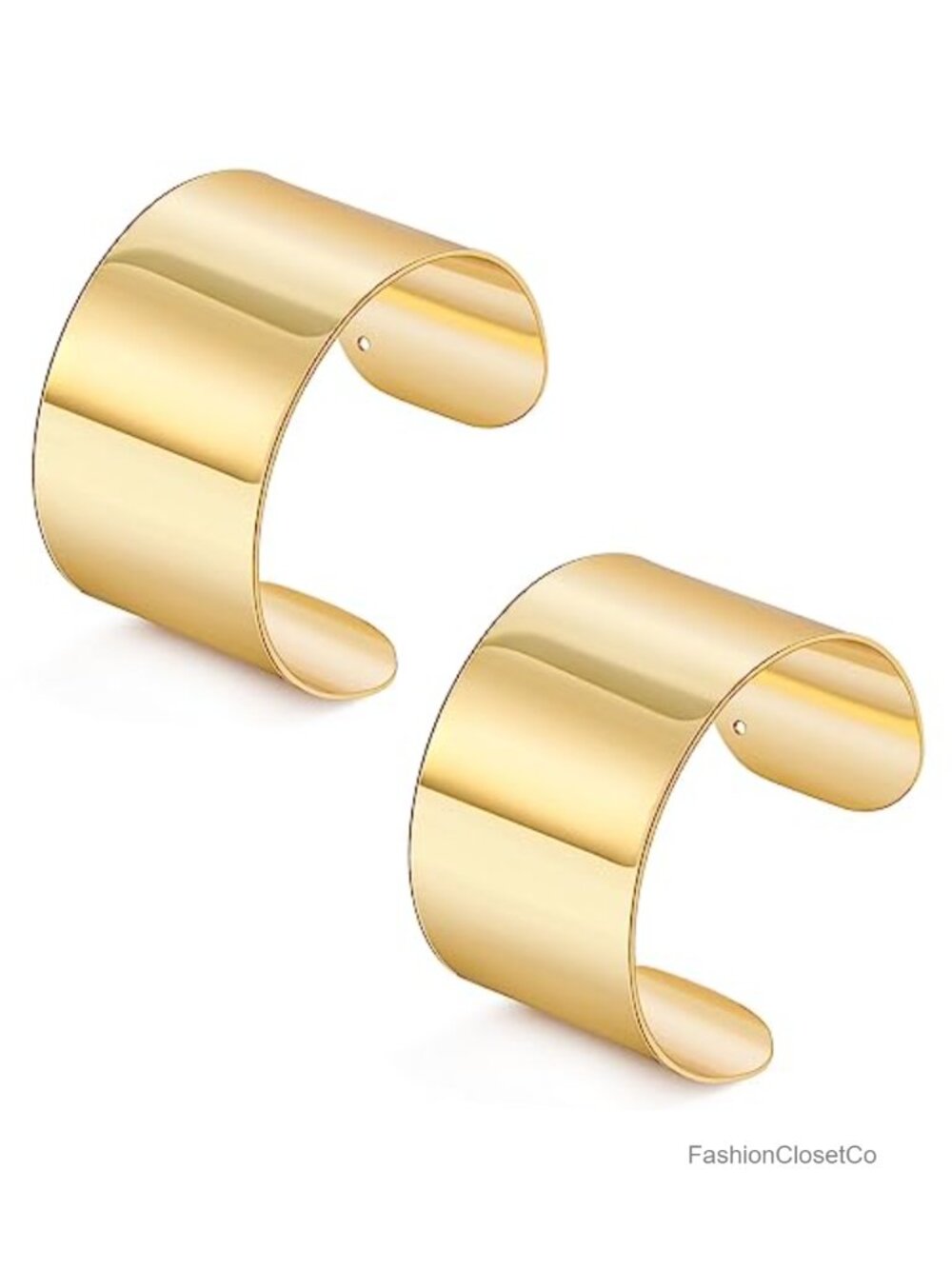 2 Pcs Cuff Bangle Bracelets Set Open Adjustable Wrap Bracelet Gift